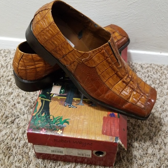 Men's Brown Textured Shoes - Picture 4 of 4